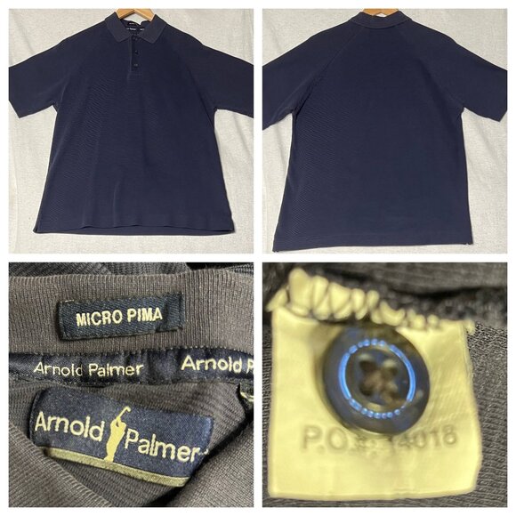 Arnold Palmer Micro Pima Polo Shir - Picture 9 of 15